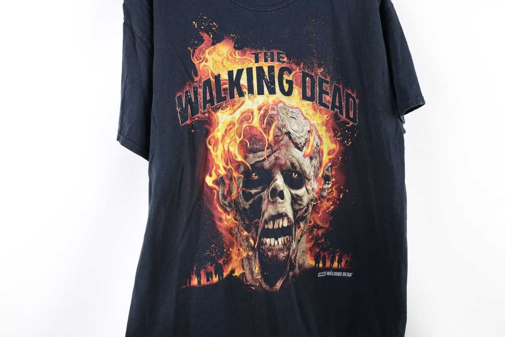 Vintage Vintage The Walking Dead Zombie Flames Sp… - image 4