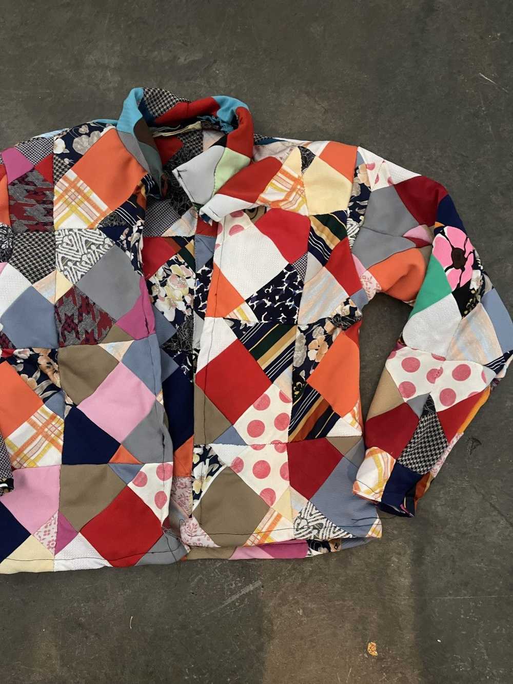 Handmade × Rare × Streetwear Quilt Soft Jacket - image 3