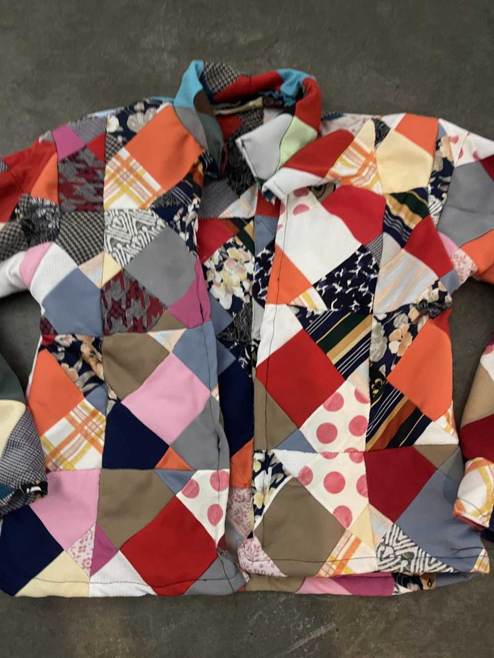 Handmade × Rare × Streetwear Quilt Soft Jacket - image 4