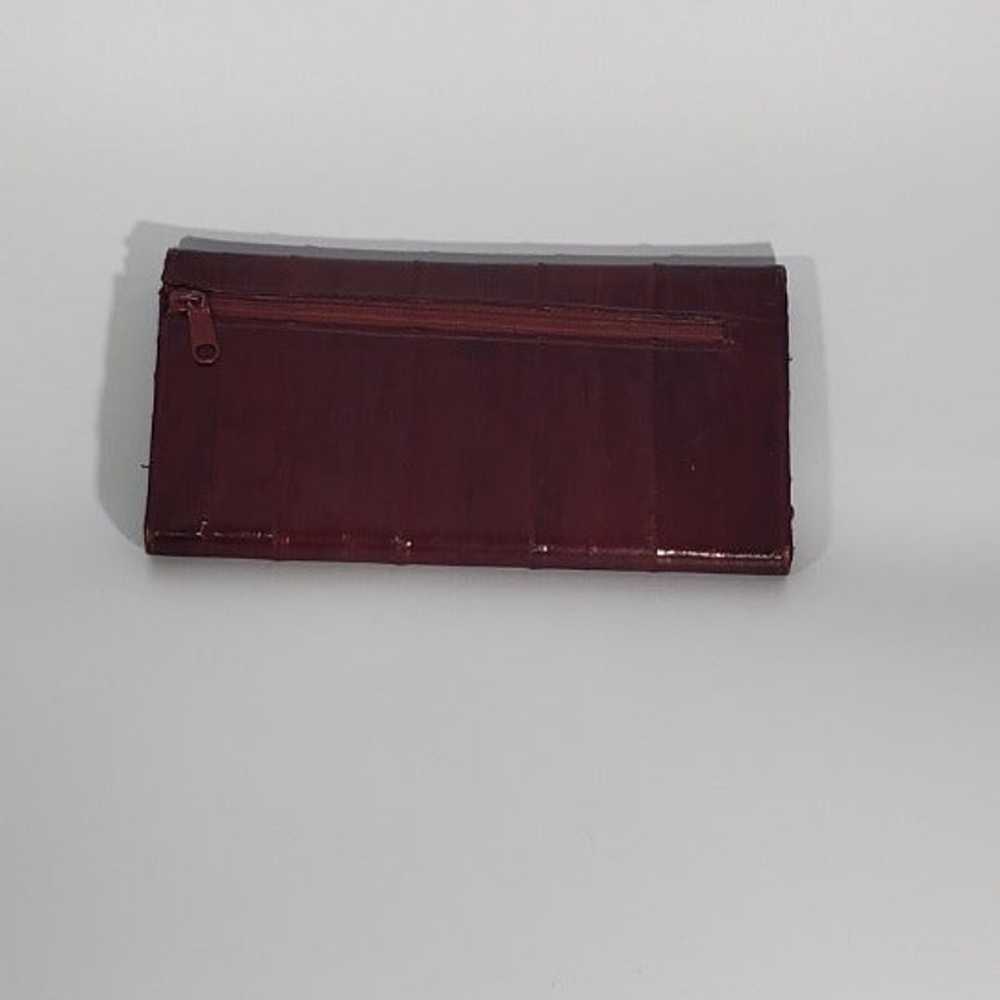 Burgundy Wallet long wallet vintage - image 3