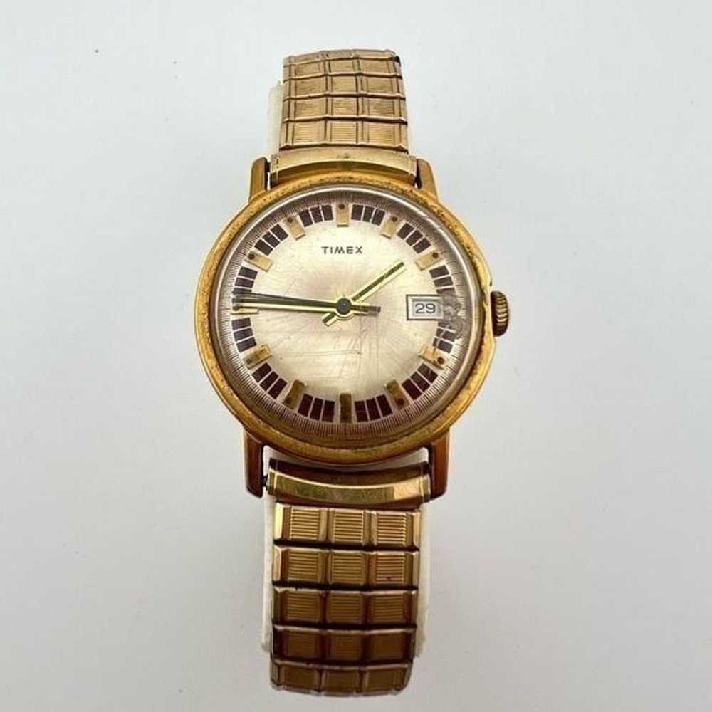 Vintage Timex Mercury Men Watch Men 33mm Gold Ton… - image 1