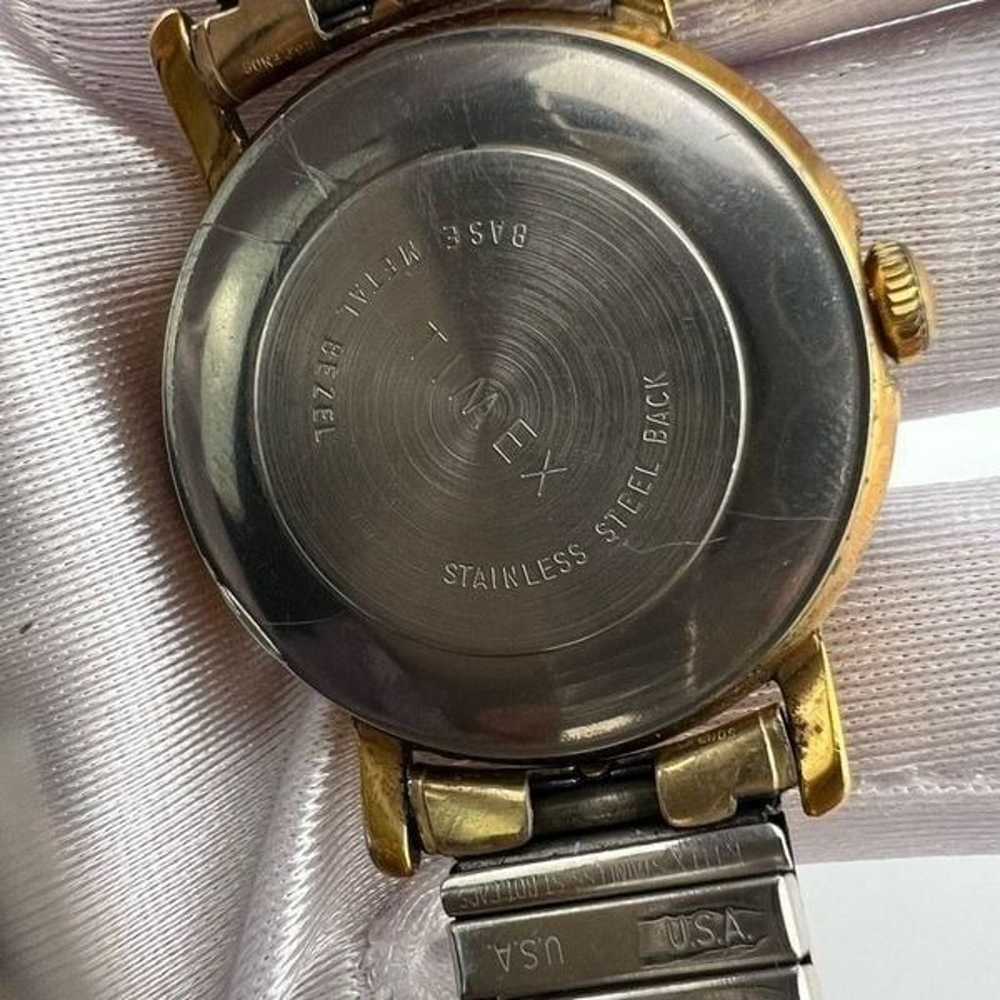 Vintage Timex Mercury Men Watch Men 33mm Gold Ton… - image 6