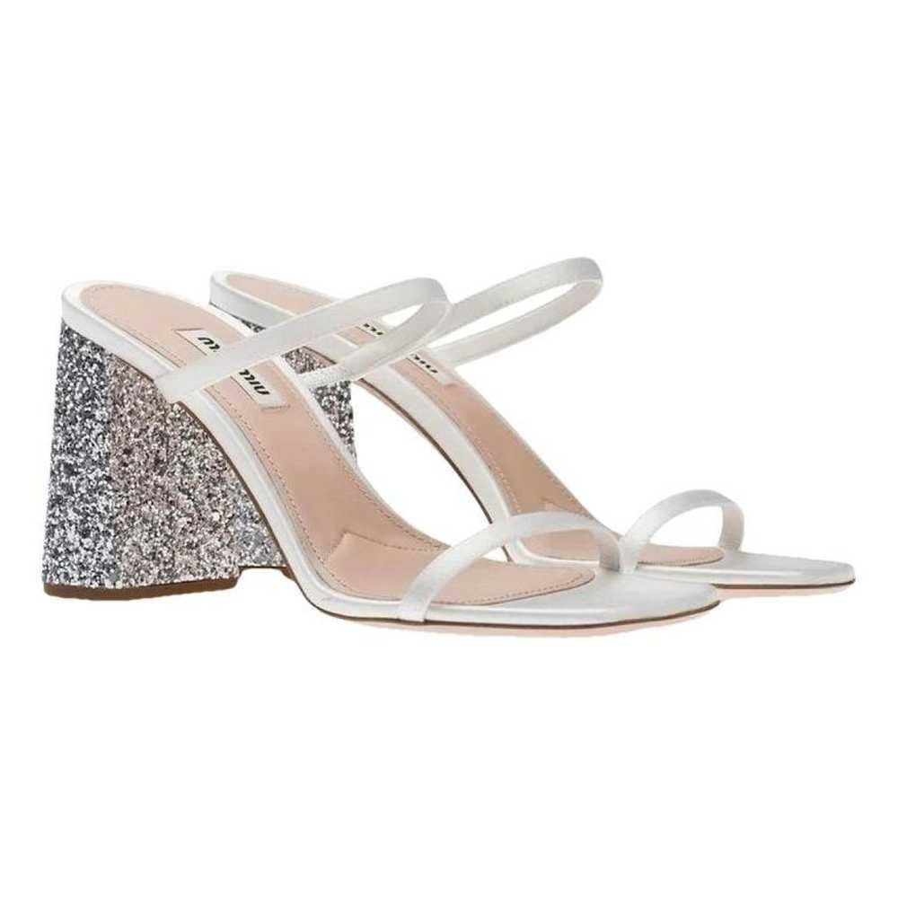 Miu Miu Leather sandal - image 1