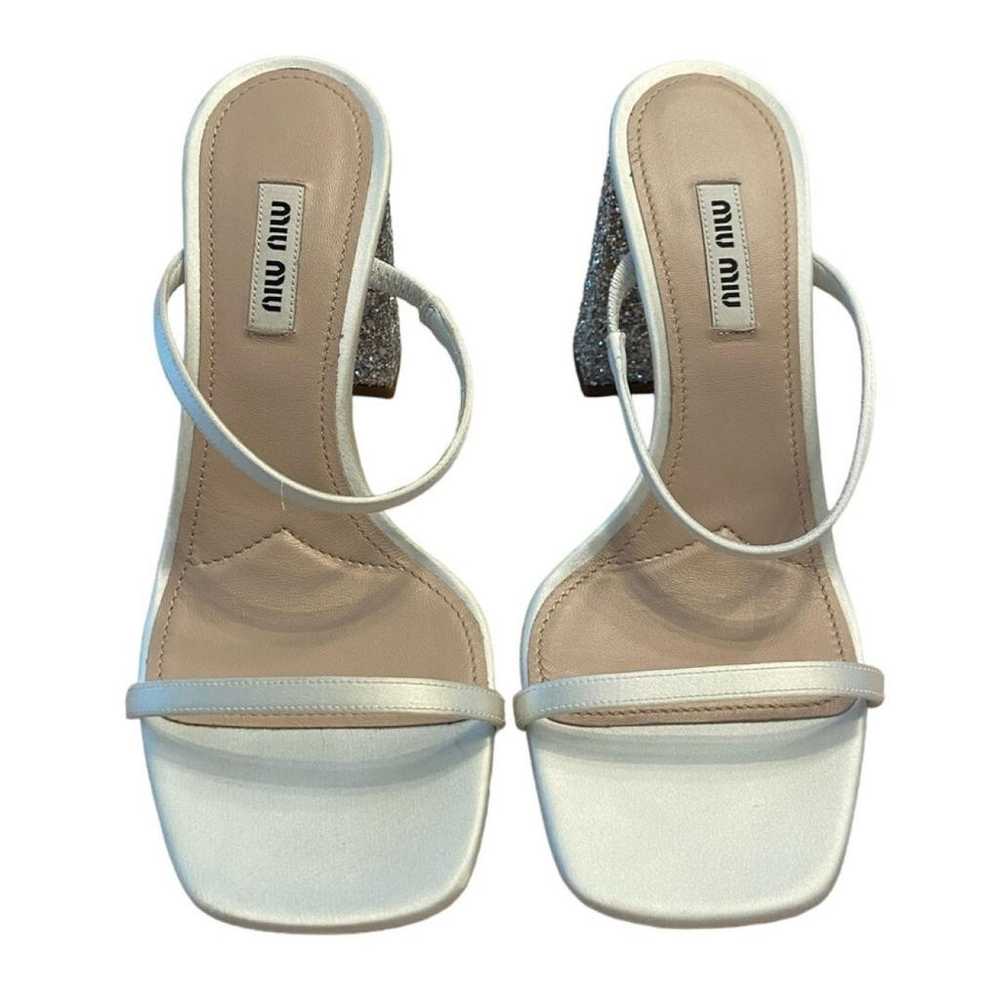 Miu Miu Leather sandal - image 6