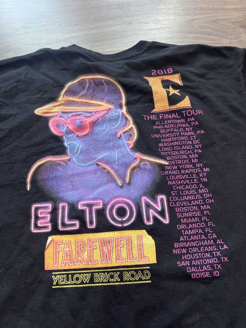 Band Tees × Streetwear × Tour Tee Elton John 2019… - image 3