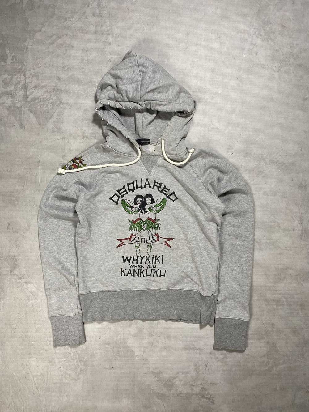 Dsquared2 Dsquared Distressed Aloha Hoodie - image 1