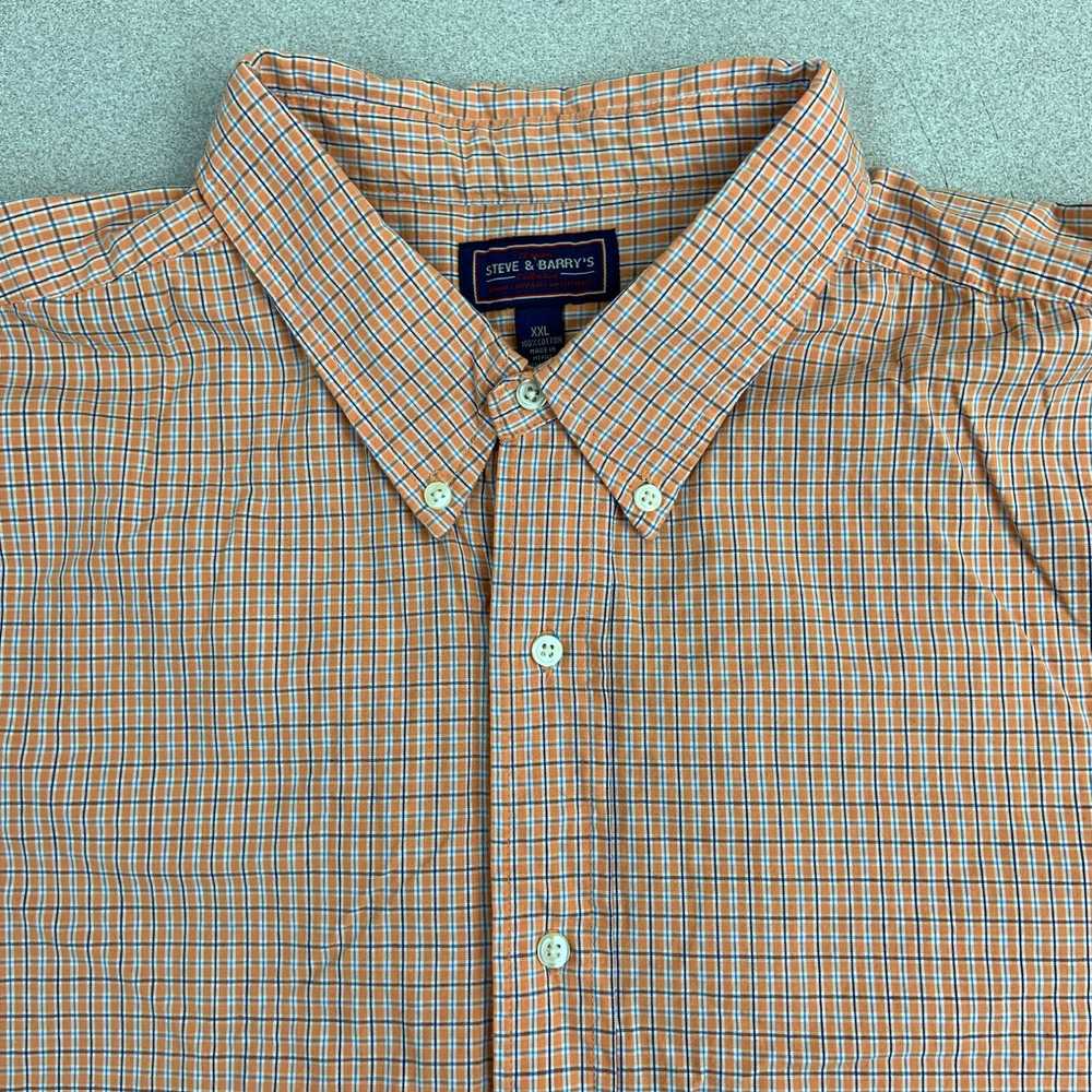 Vintage Steve & Barrys Button Up Shirt Mens XXL O… - image 1