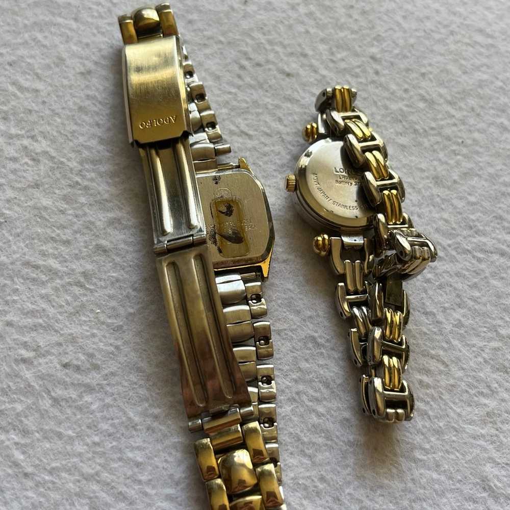 Vintage women set of 2 lot watches lorus and jule… - image 3