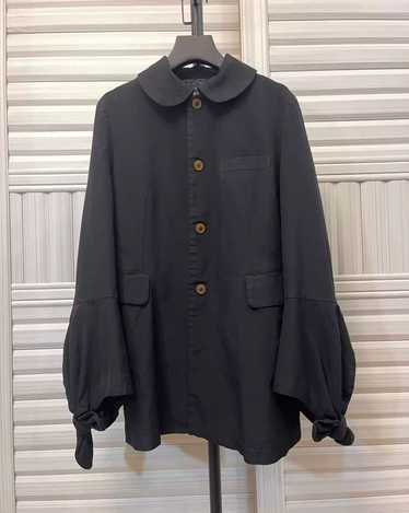 Comme des Garcons CDG CDG Poly Bow tie Overcoat - image 1