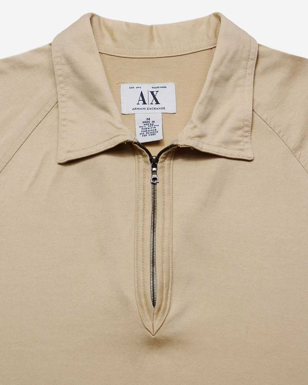 Armani Exchange 00s ARMANI EXCHANGE ZIP UP POLO S… - image 2