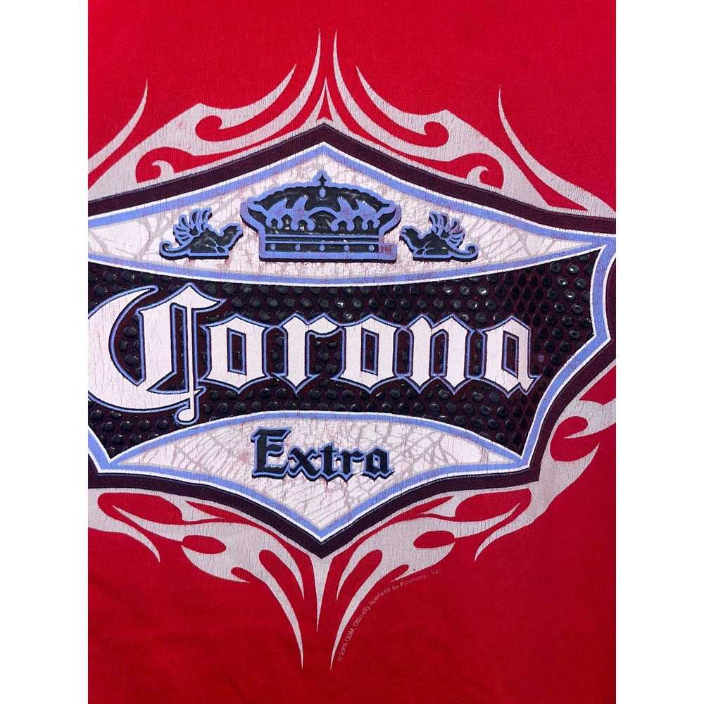 Alstyle 2005 Corona Extra Beer Alcohol Red Long S… - image 2