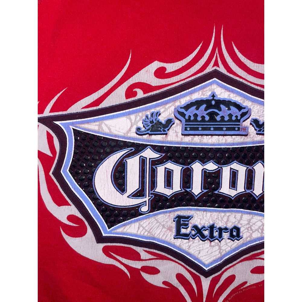 Alstyle 2005 Corona Extra Beer Alcohol Red Long S… - image 3