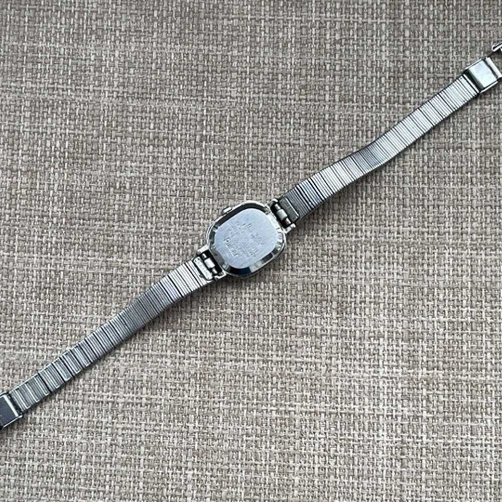 Vintage Pulsar Ladies Wristwatch Silver Tone Quar… - image 7