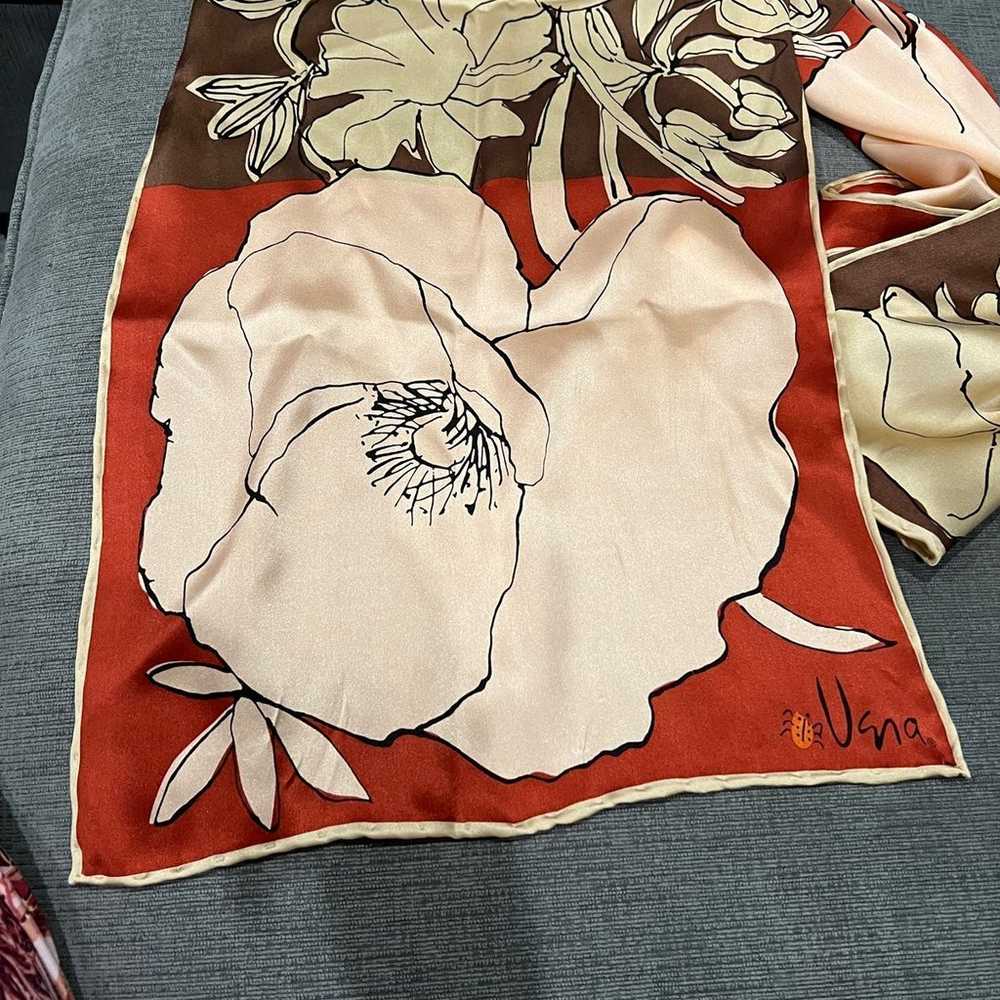 Vintage Vera Neumann Silk Scarf - image 3