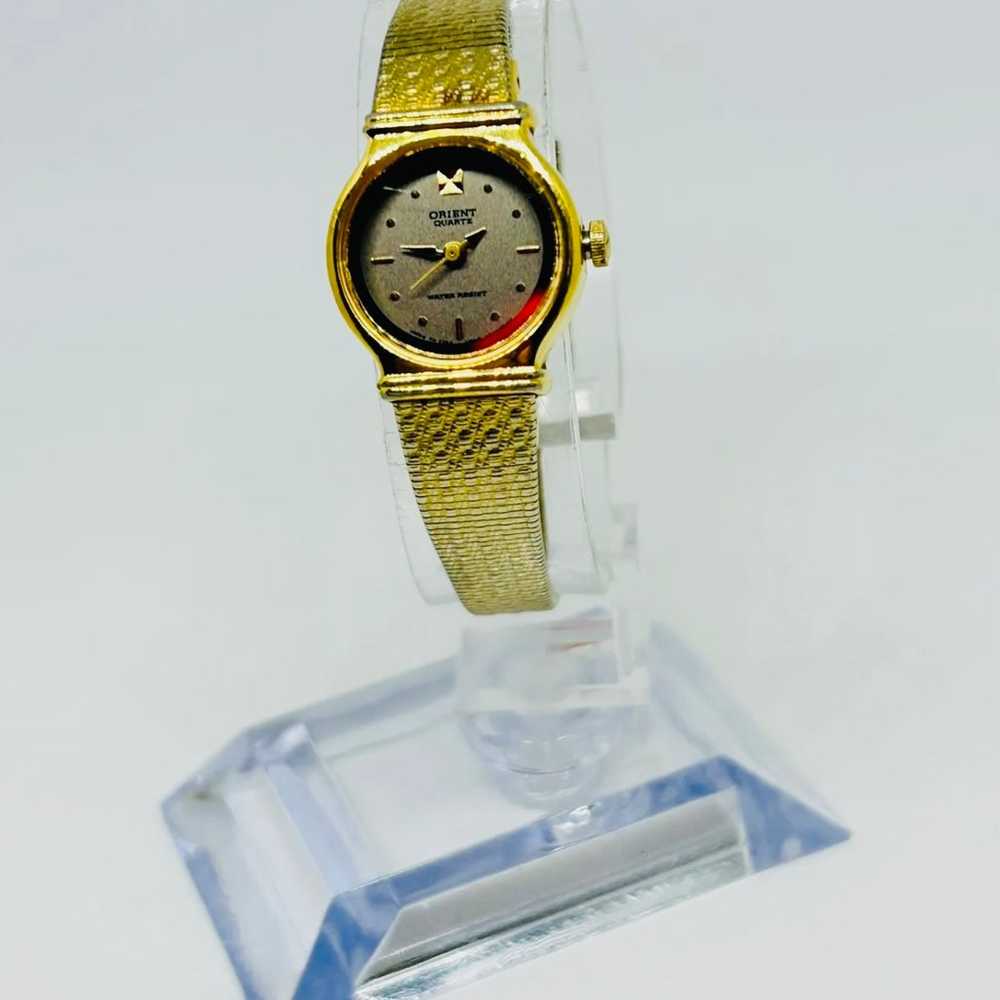 Orient Vintage Ladies Watch Gold Plated Watch - image 1