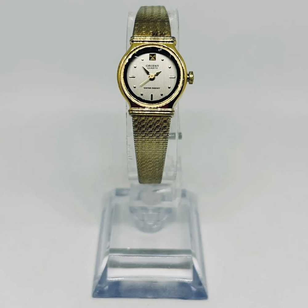 Orient Vintage Ladies Watch Gold Plated Watch - image 2