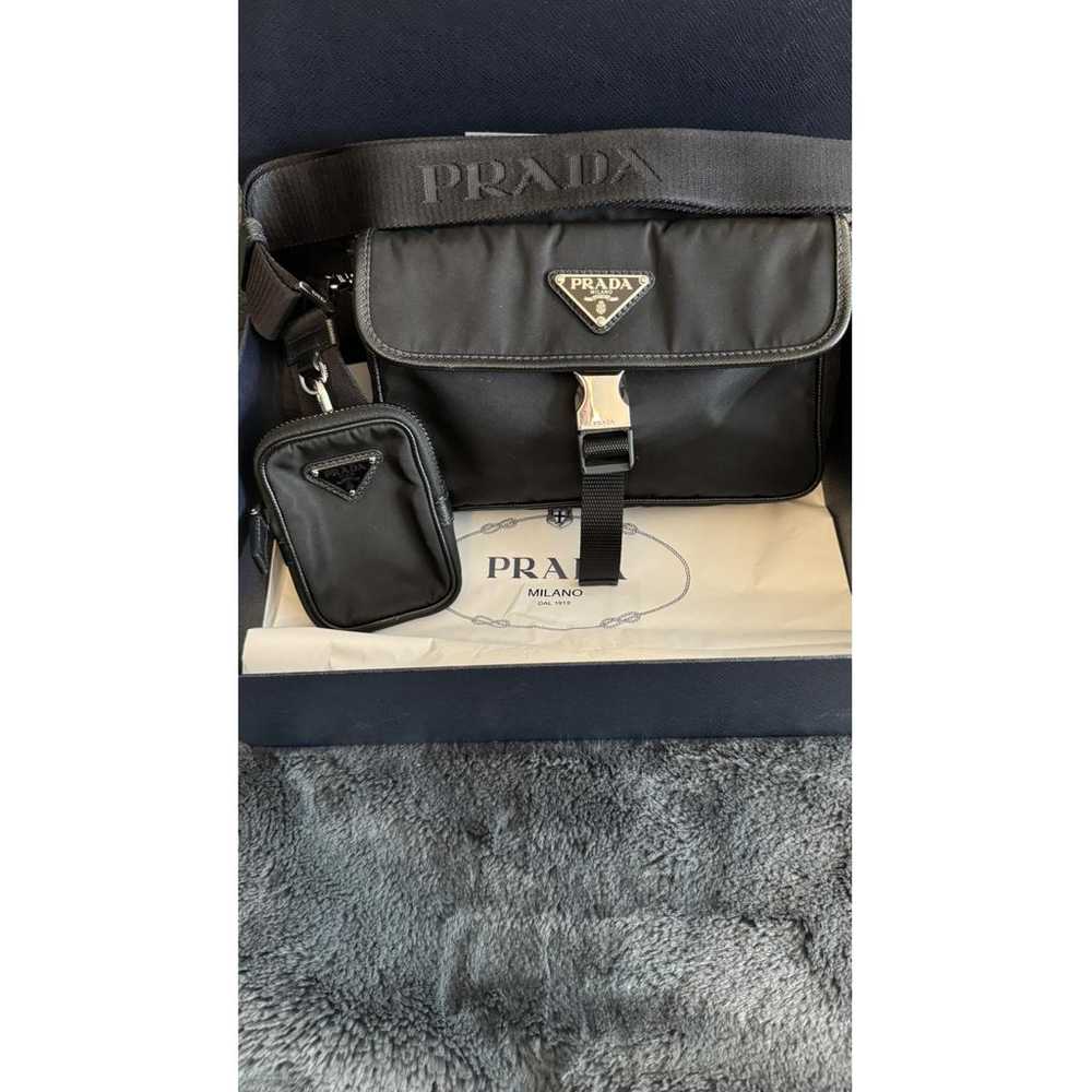 Prada Re-Nylon leather travel bag - image 3