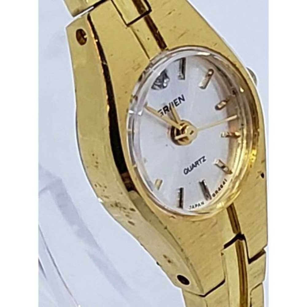 Vintage Women's Small Gruen Gold Watch - image 1