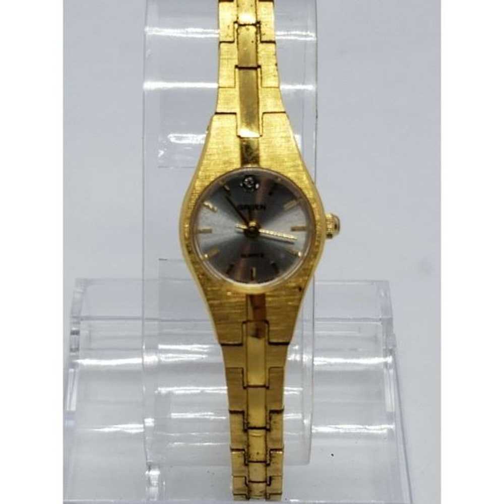 Vintage Women's Small Gruen Gold Watch - image 6