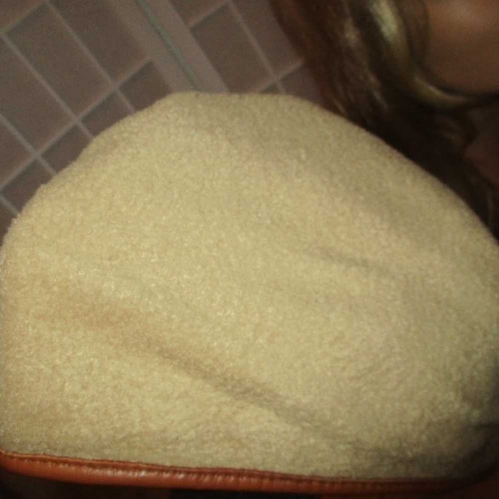 vintage hand crafted suede/leather Hat - image 12