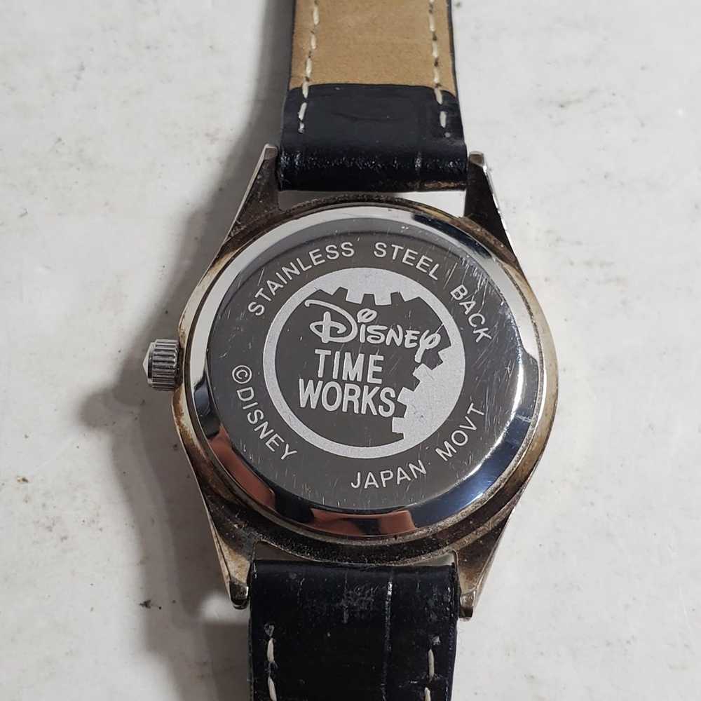 Vintage Disney Time Works Mickey Mouse Watch Blac… - image 7