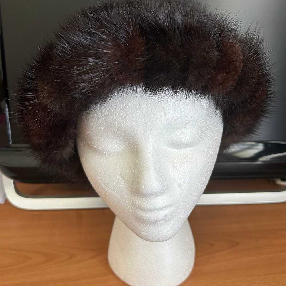 Vintage Fur hat Betmar new york paris - image 2