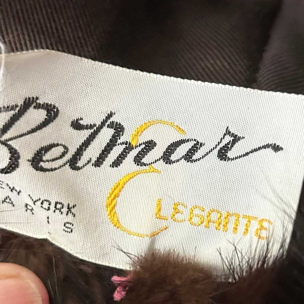 Vintage Fur hat Betmar new york paris - image 6