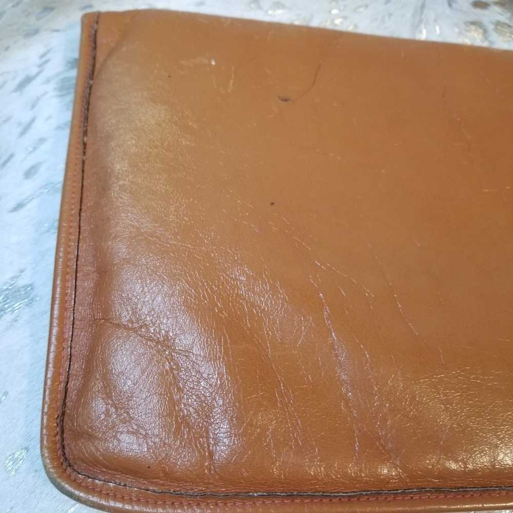 Vintage leather Envelope Bag - image 3