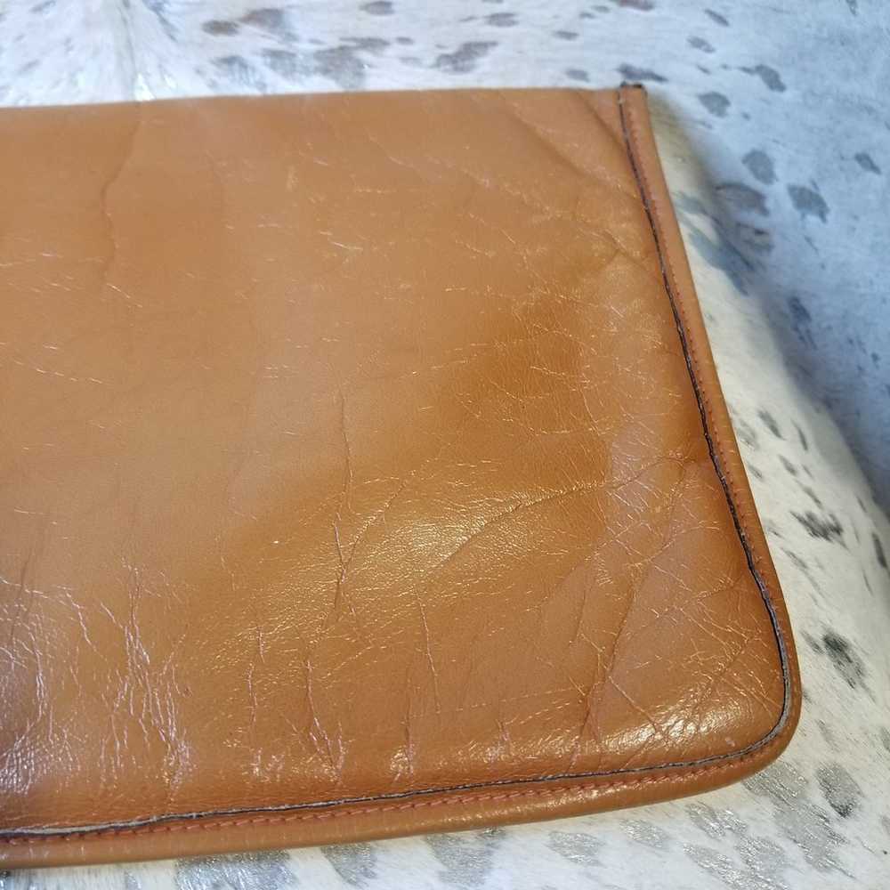 Vintage leather Envelope Bag - image 4