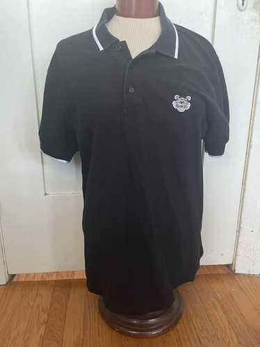 Kenzo Kenzo Paris Black Classic Tiger Logo Polo Si