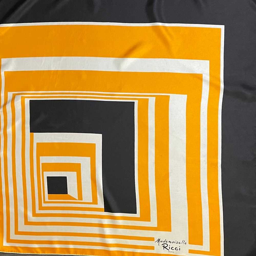 Vintage Nina Mademoiselle Ricci Silk Scarf - image 11