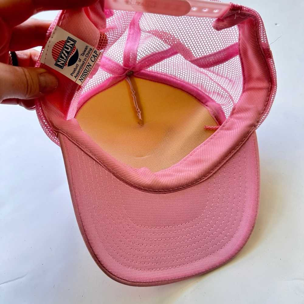 Vintage Nissun Cap Rockstar Energy Drink Pink Tru… - image 3