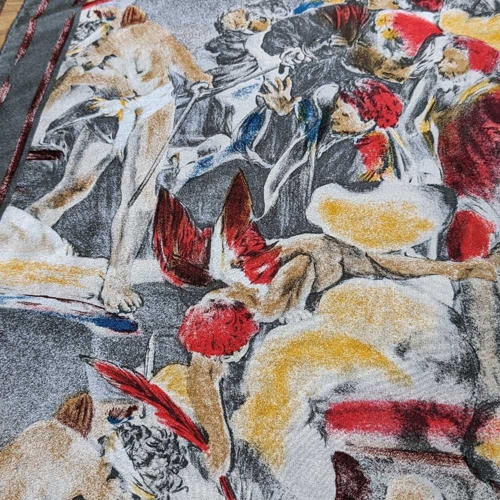 Vintage Albert Nipon Silk Scarf - image 4