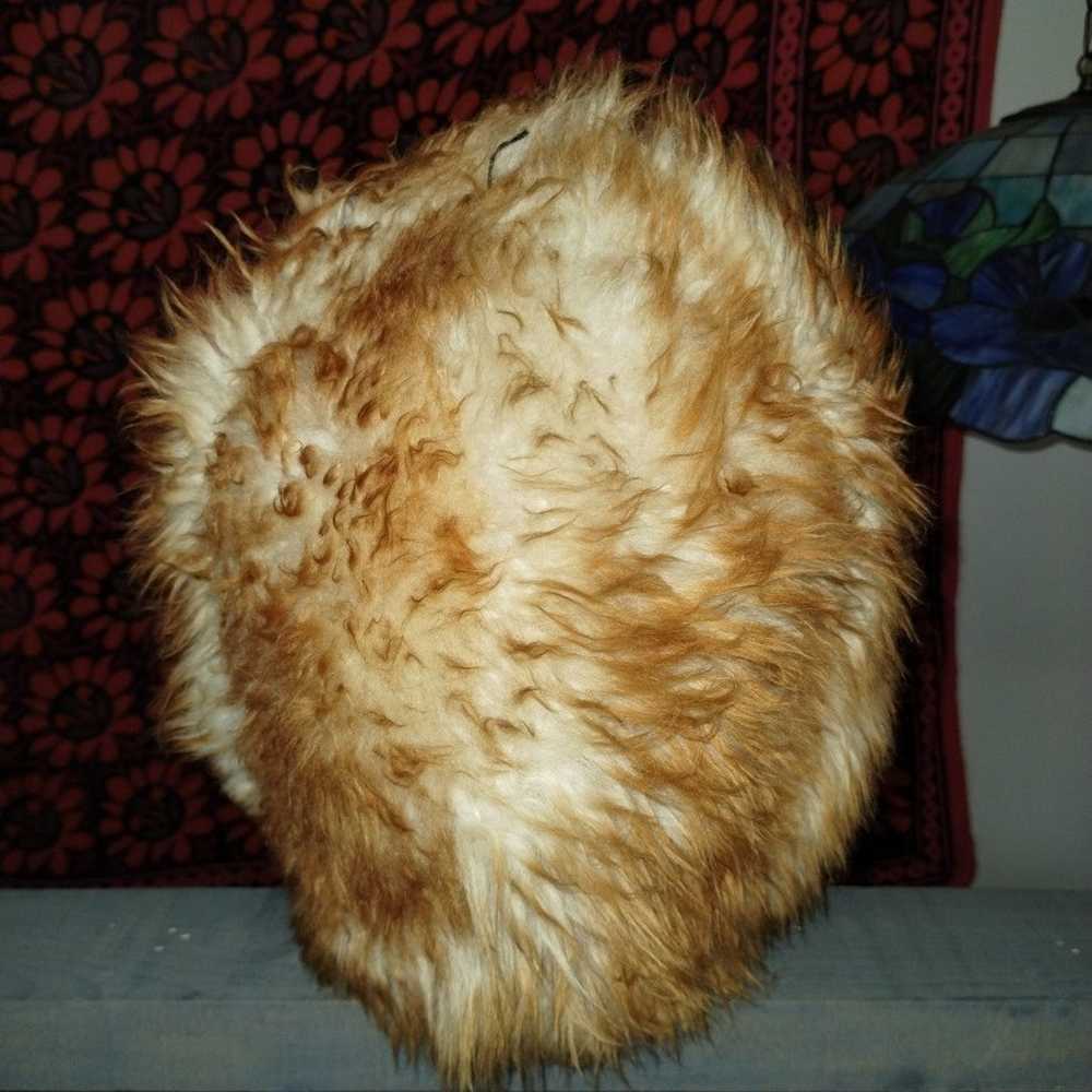 Shearling winter hat - image 7