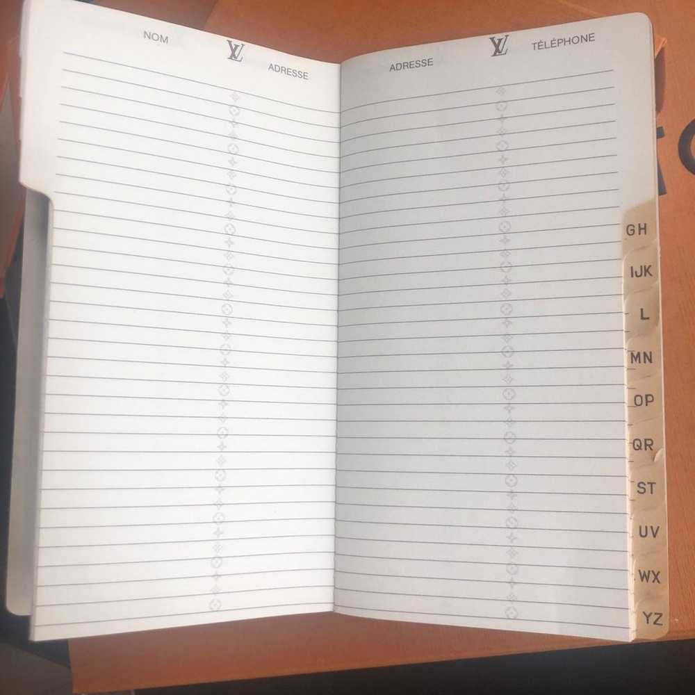 authentic Louis Vuitton address book refill - image 3