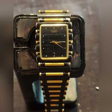 VINTAGE CITIZEN 80s or 90s Black and Gold