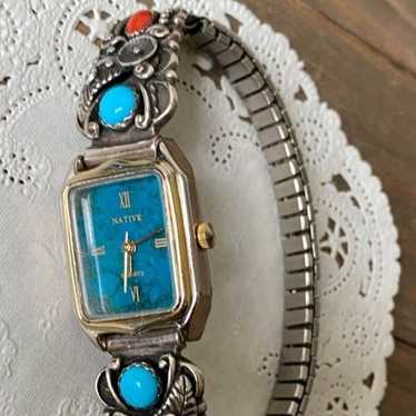 Beautiful Working Vintage Native American Watch - image 1