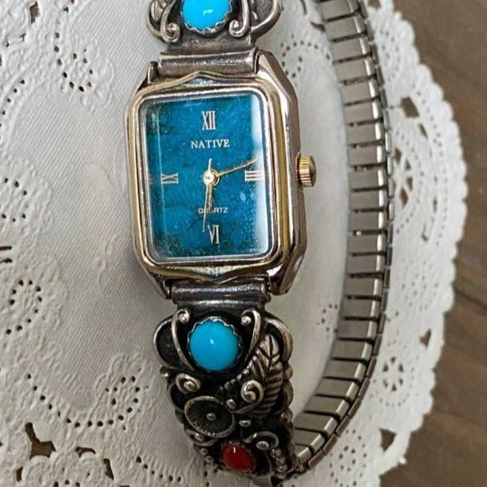 Beautiful Working Vintage Native American Watch - image 2