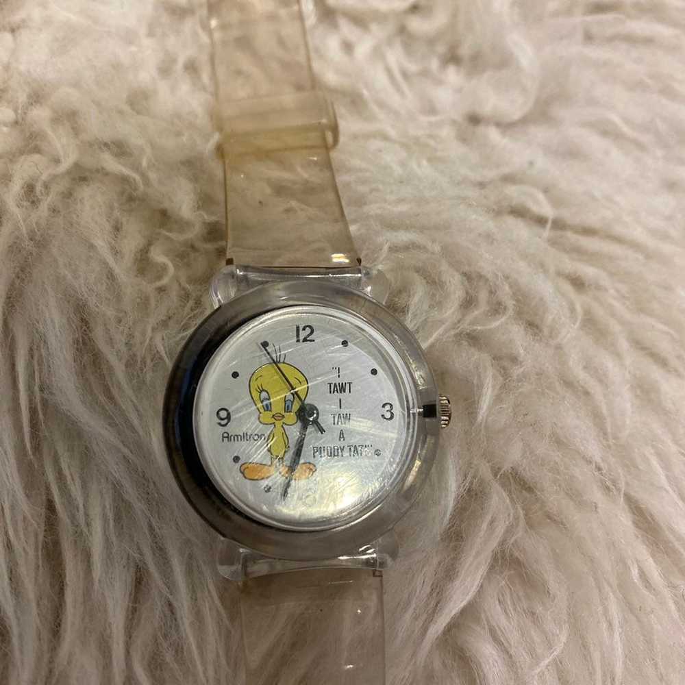 VINTAGE Tweety Bird Looney Tunes Watch - image 4