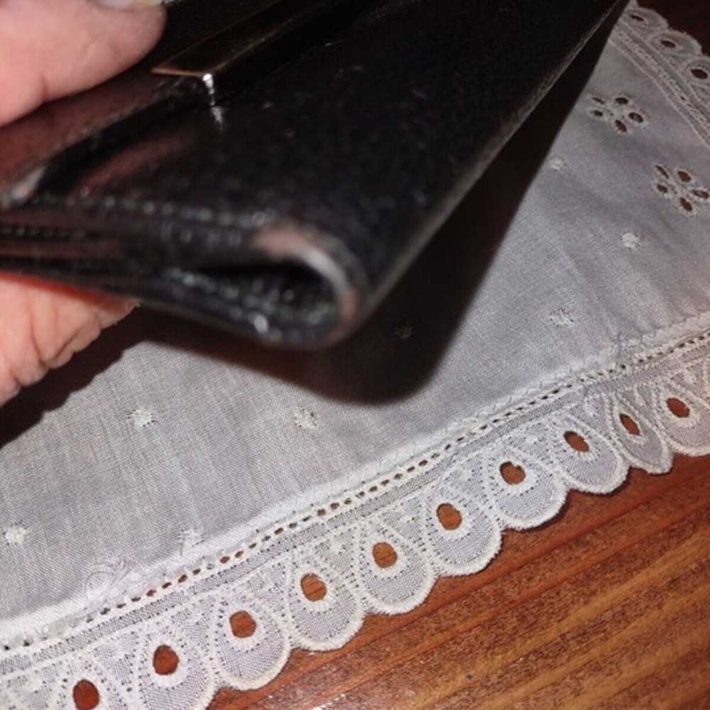 Vintage Black Gucci Wallet Made In Italy - image 3