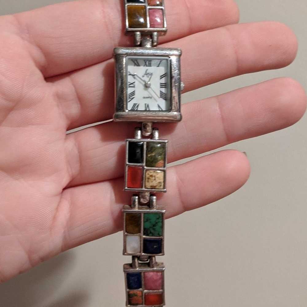 Vintage Aria sterling silver watch - image 2