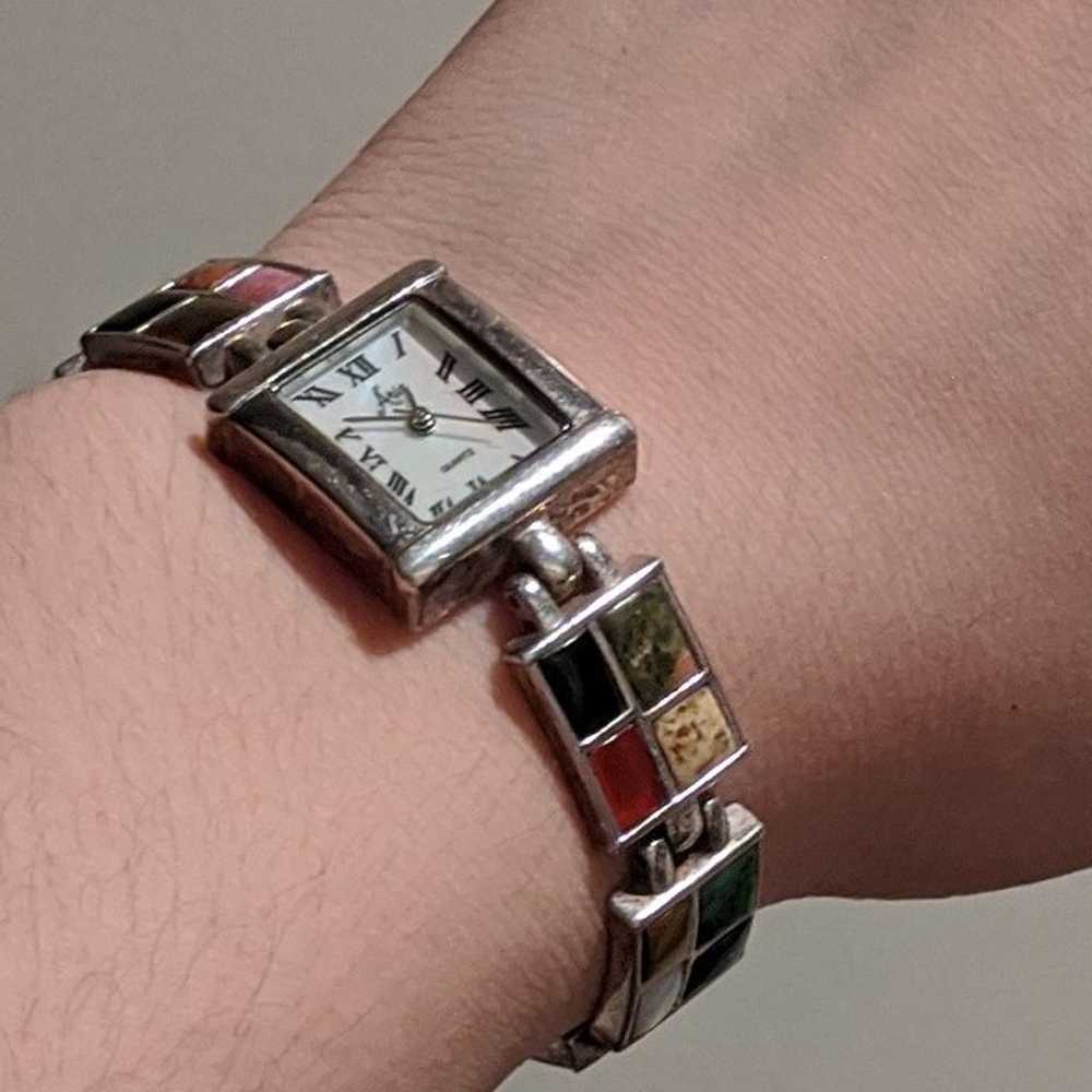 Vintage Aria sterling silver watch - image 7