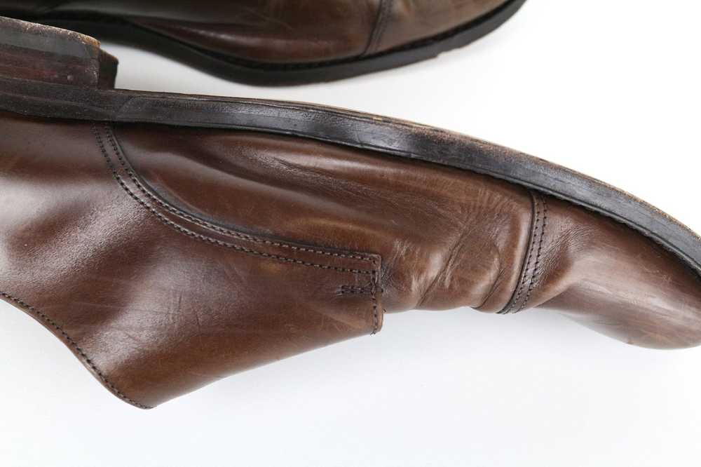 Suitsupply EU42.5 Brown Leather Double Monk Strap… - image 12