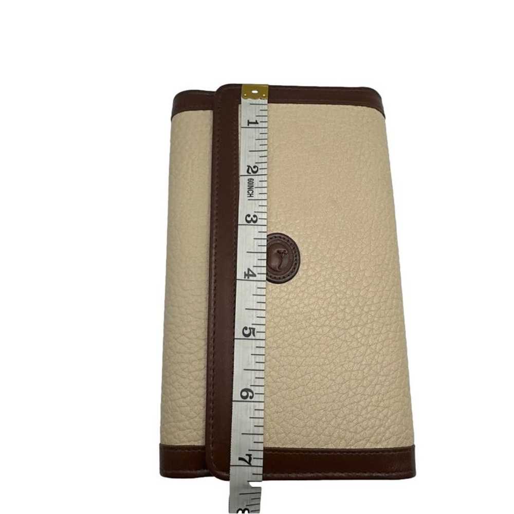 Vintage DOONEY & BOURKE Brown and Cream Wallet - image 12