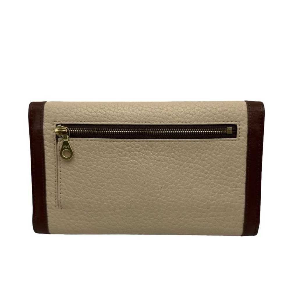 Vintage DOONEY & BOURKE Brown and Cream Wallet - image 2