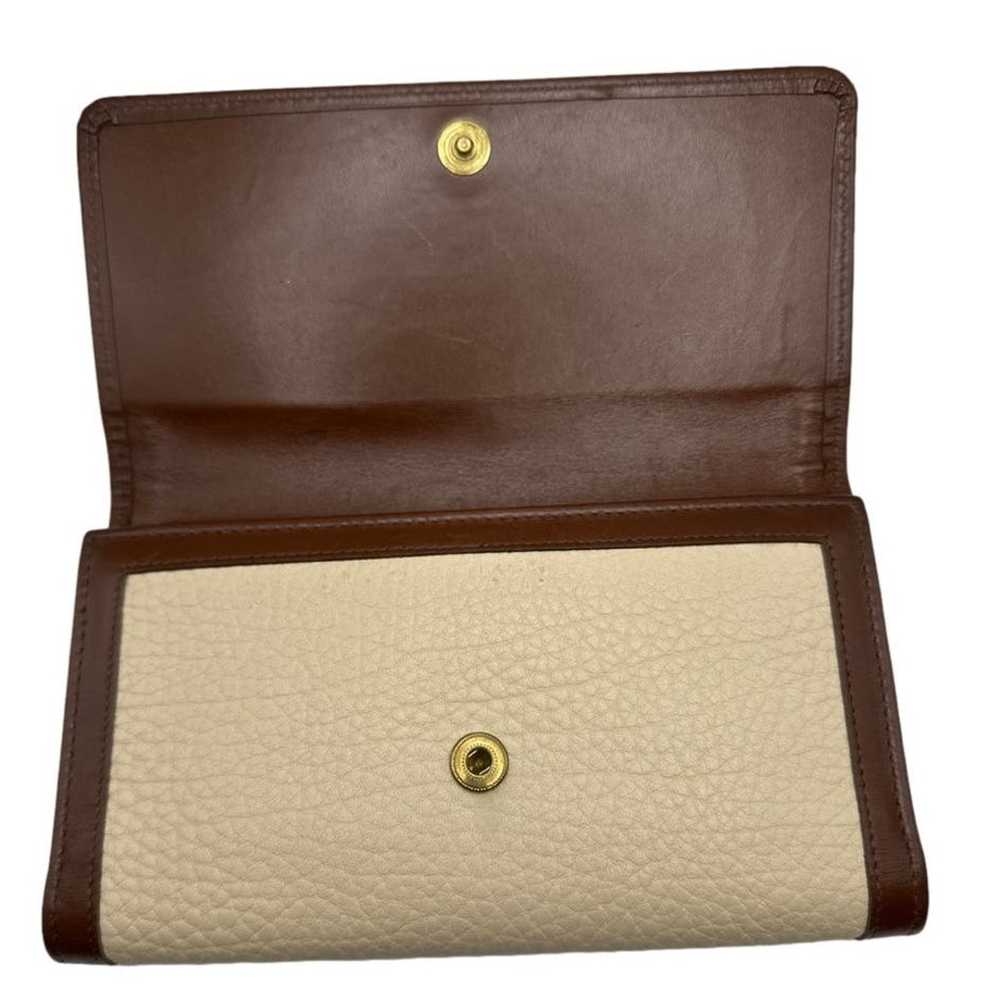 Vintage DOONEY & BOURKE Brown and Cream Wallet - image 5