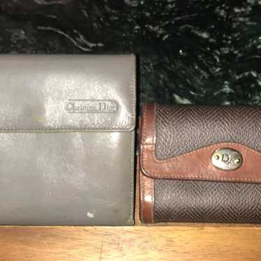 Wallet Two Vintage Christian Dior Wallets