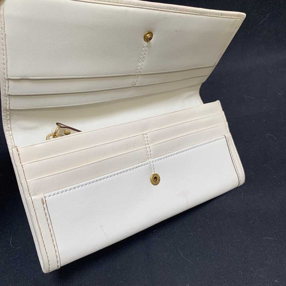 COACH Rare Vintage HAMPTONS STRIPE White Leather … - image 10