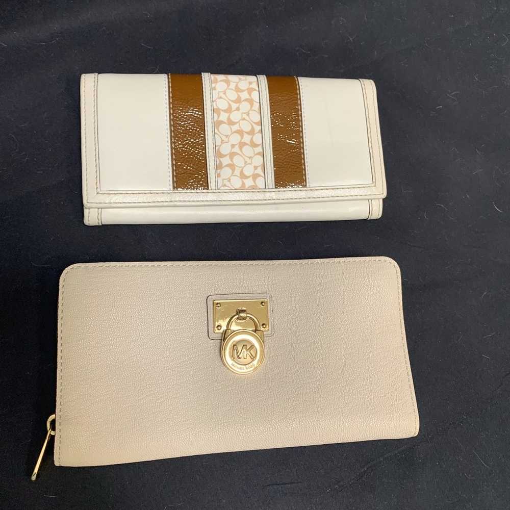 COACH Rare Vintage HAMPTONS STRIPE White Leather … - image 6