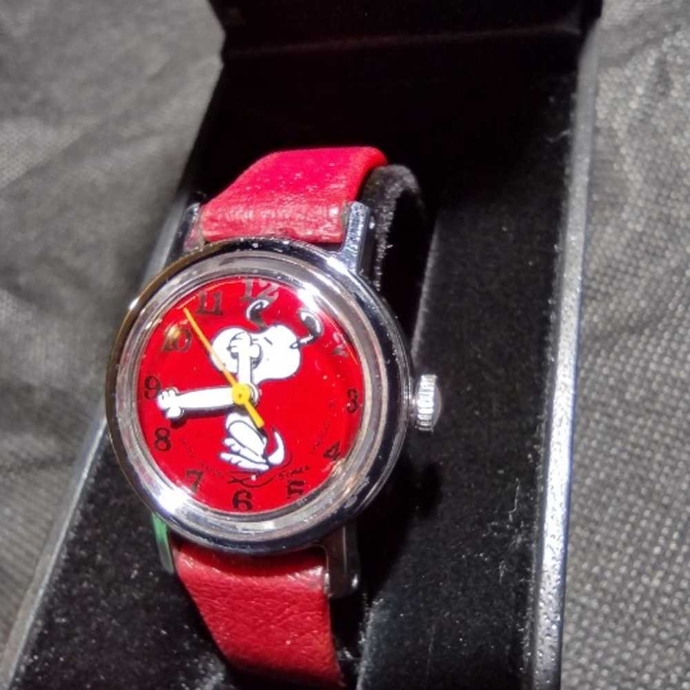 Vintage 1958 Women's Snoopy Timex Watch - image 3